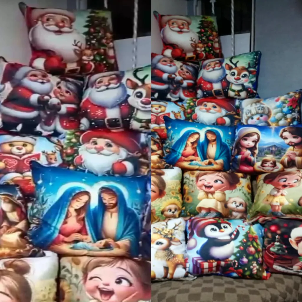 Hermosos cojines navideños